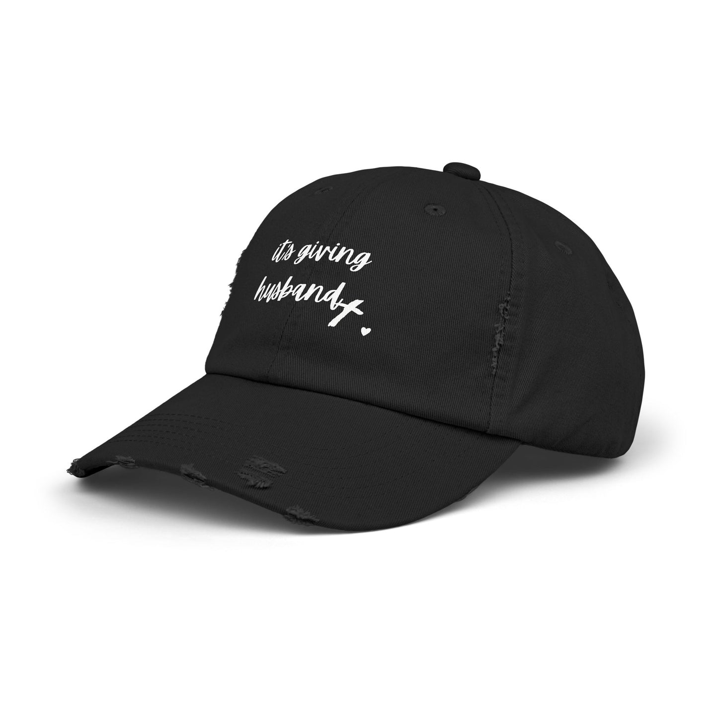 It’s Giving Husband w/ Cross Distressed Cap