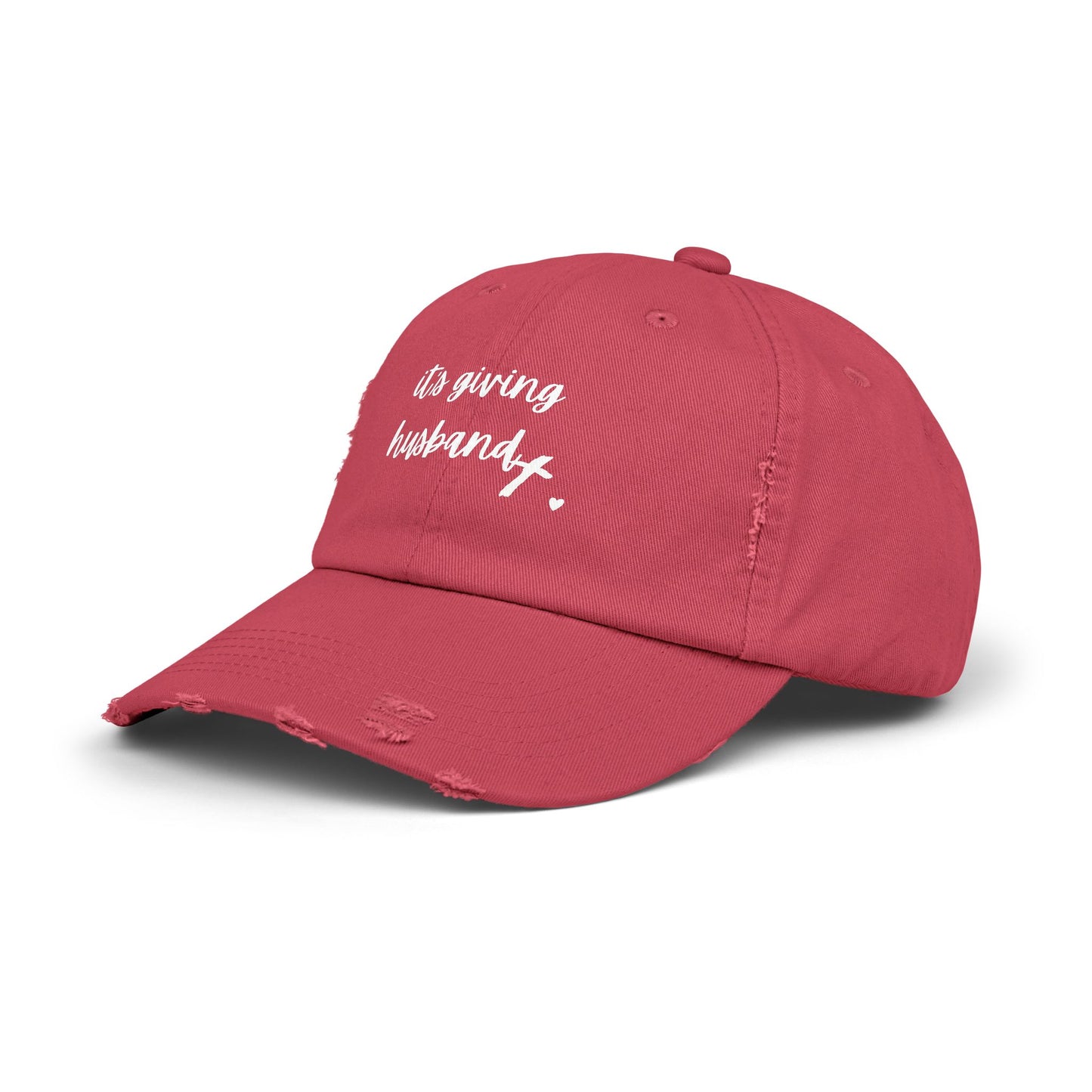 It’s Giving Husband w/ Cross Distressed Cap