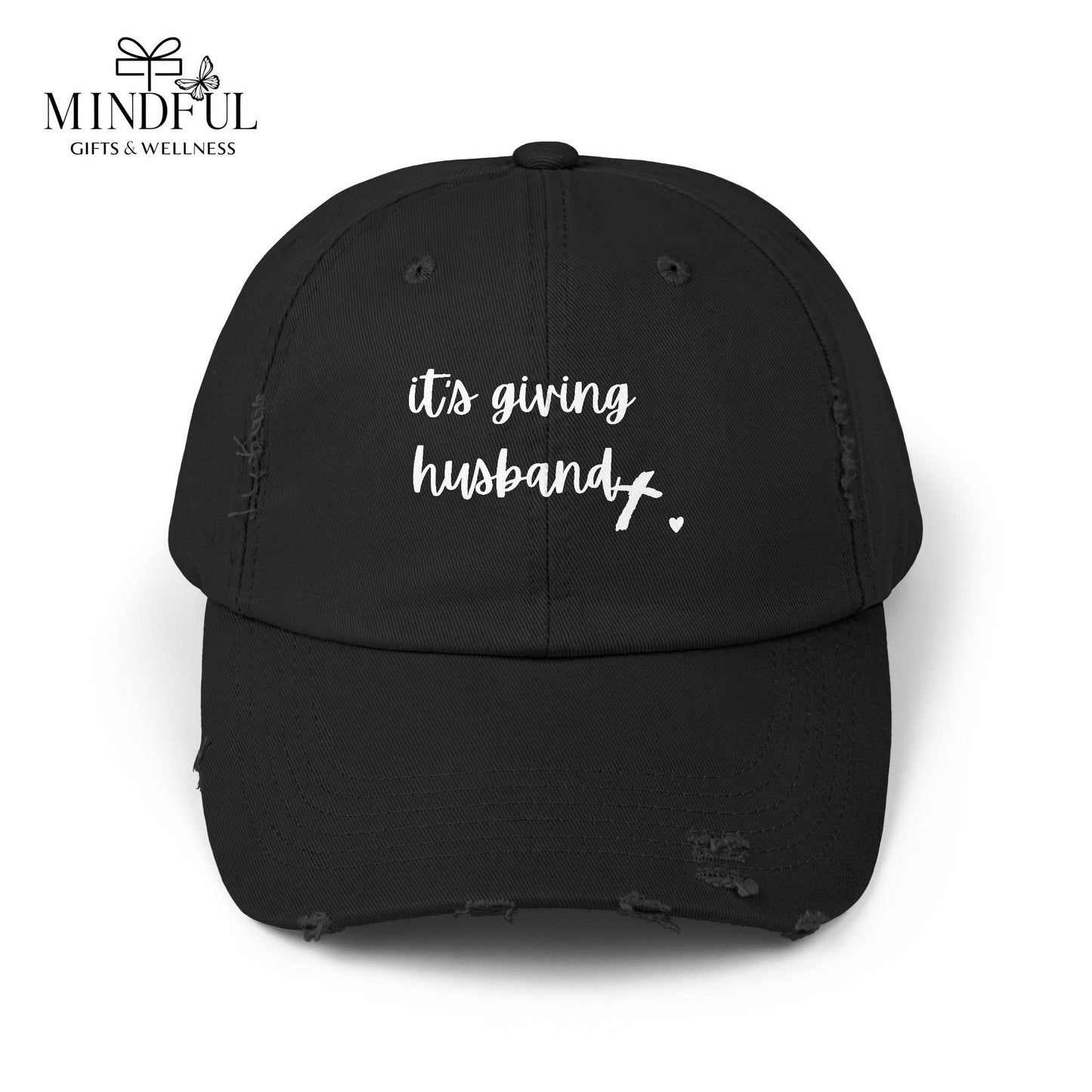 It’s Giving Husband w/ Cross Distressed Cap