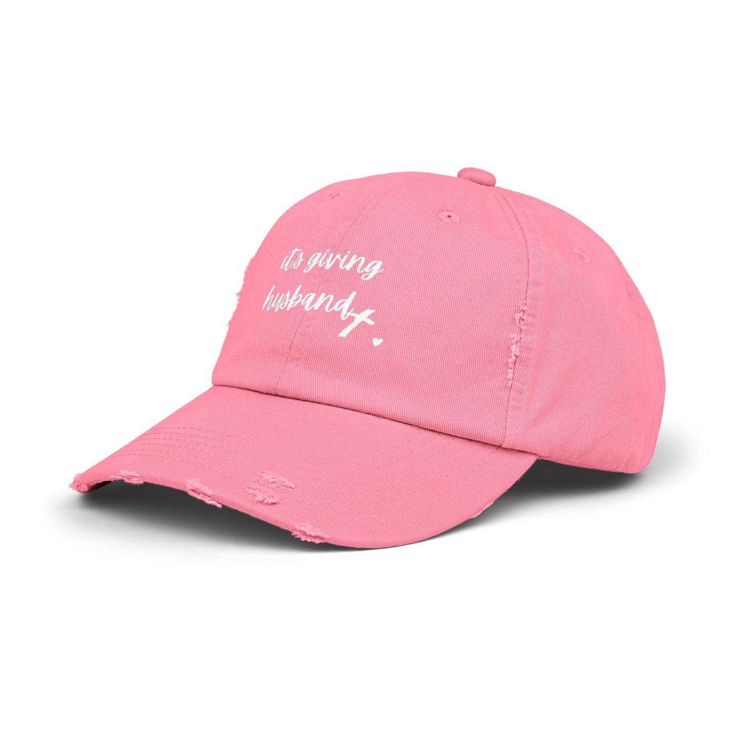 It’s Giving Husband w/ Cross Distressed Cap