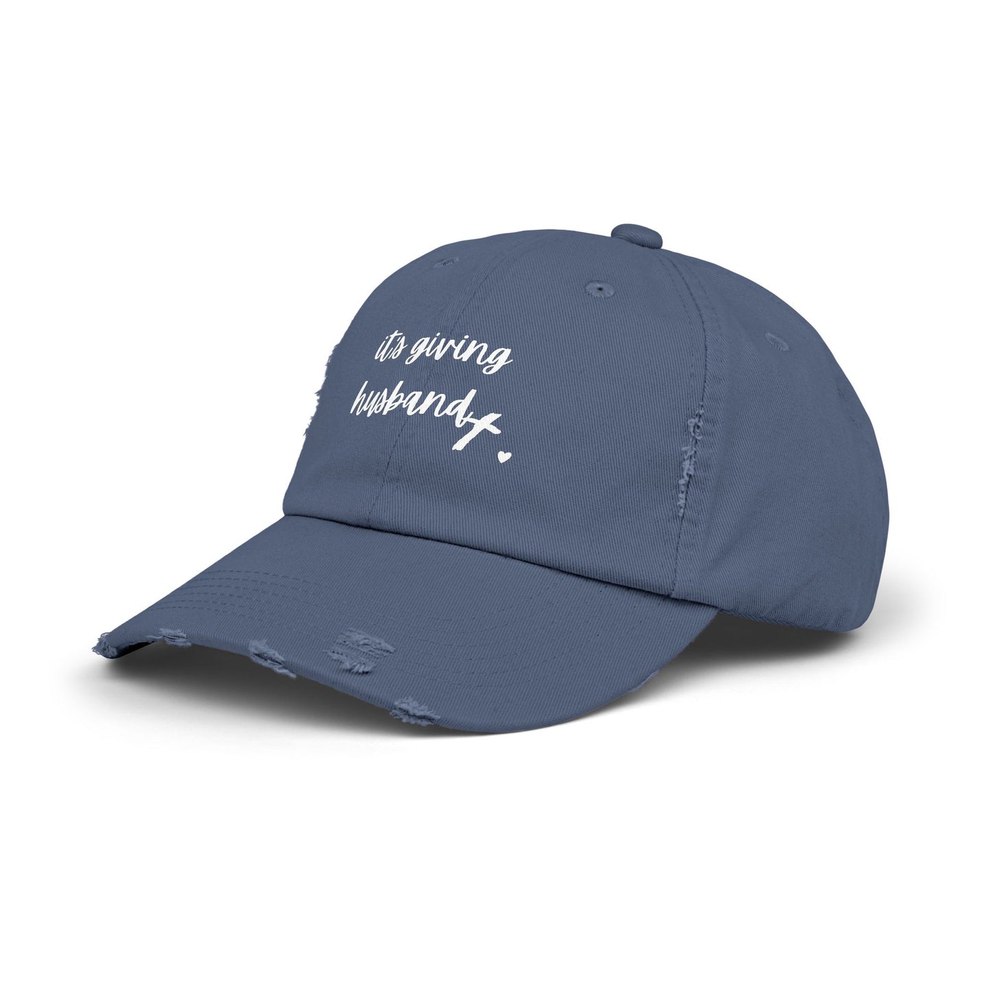 It’s Giving Husband w/ Cross Distressed Cap