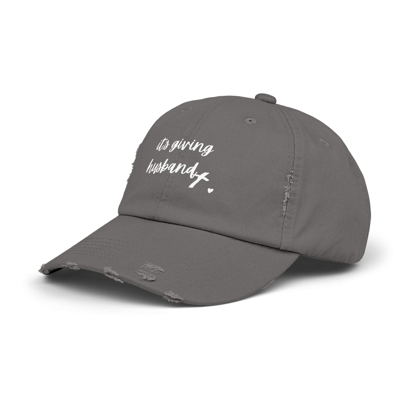 It’s Giving Husband w/ Cross Distressed Cap