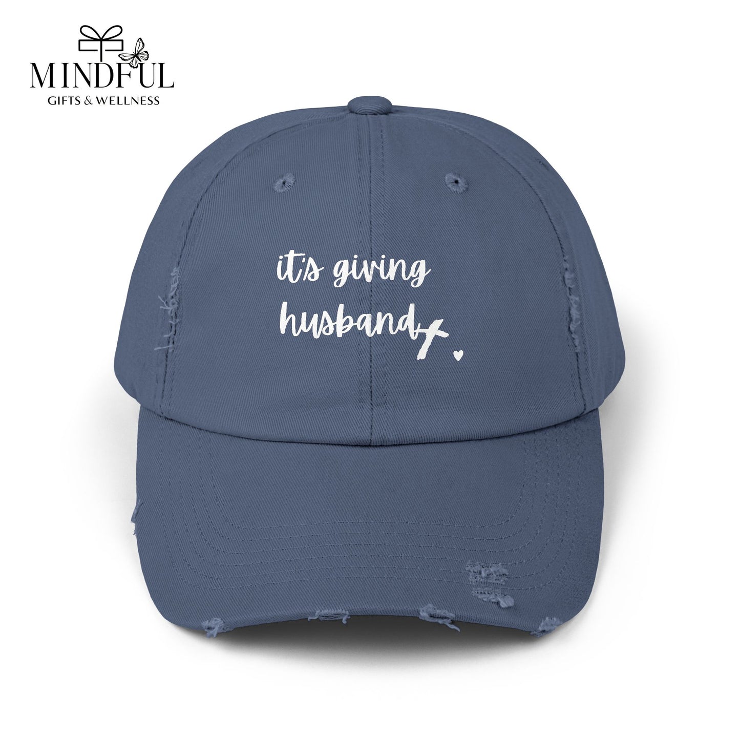 It’s Giving Husband w/ Cross Distressed Cap