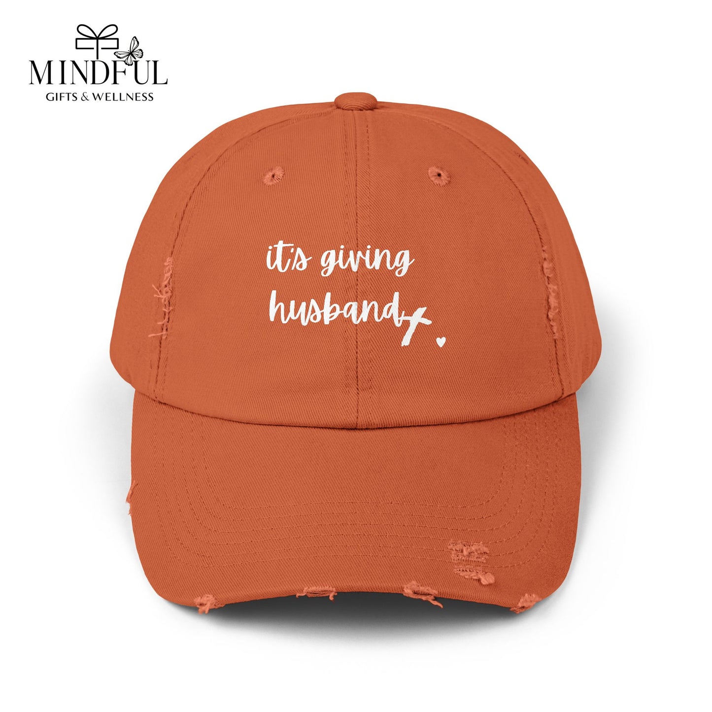 It’s Giving Husband w/ Cross Distressed Cap