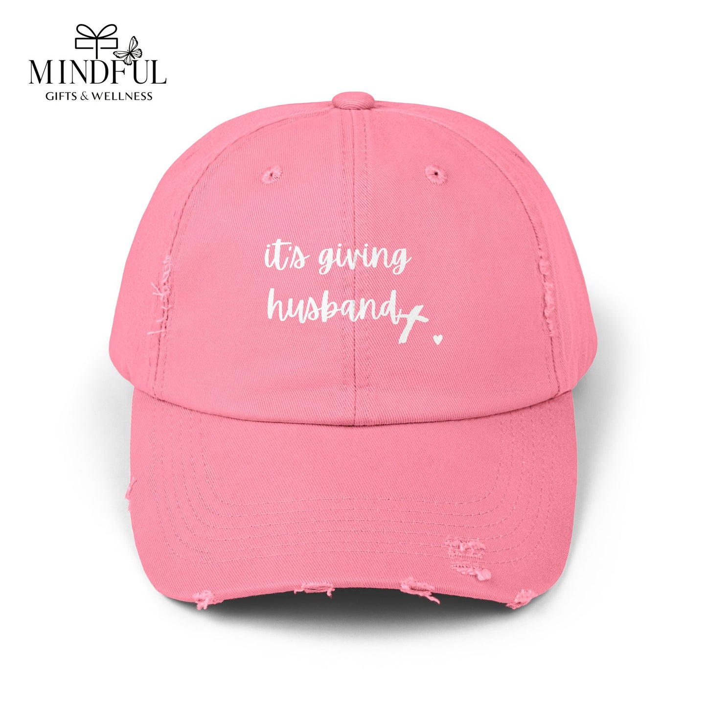 It’s Giving Husband w/ Cross Distressed Cap
