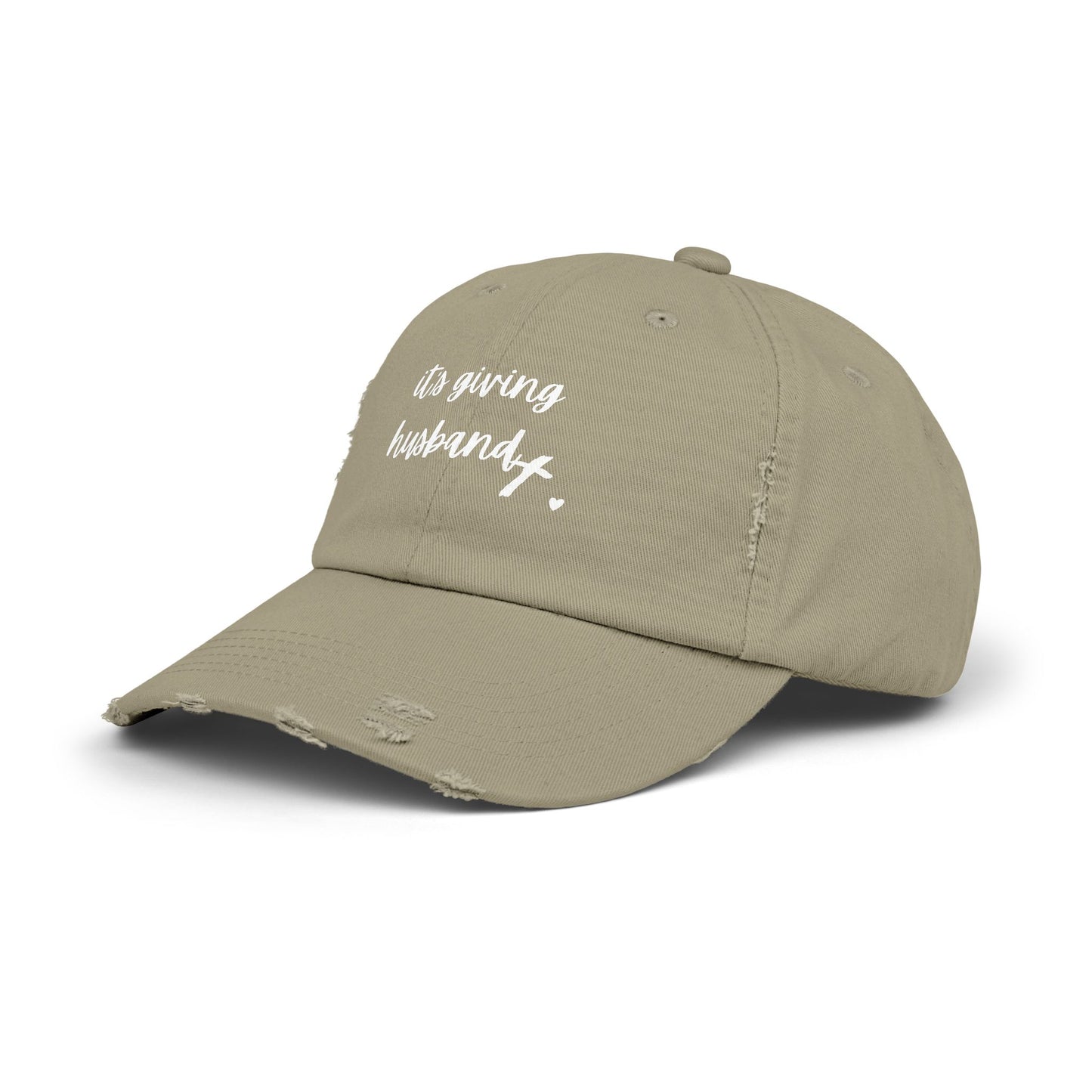 It’s Giving Husband w/ Cross Distressed Cap
