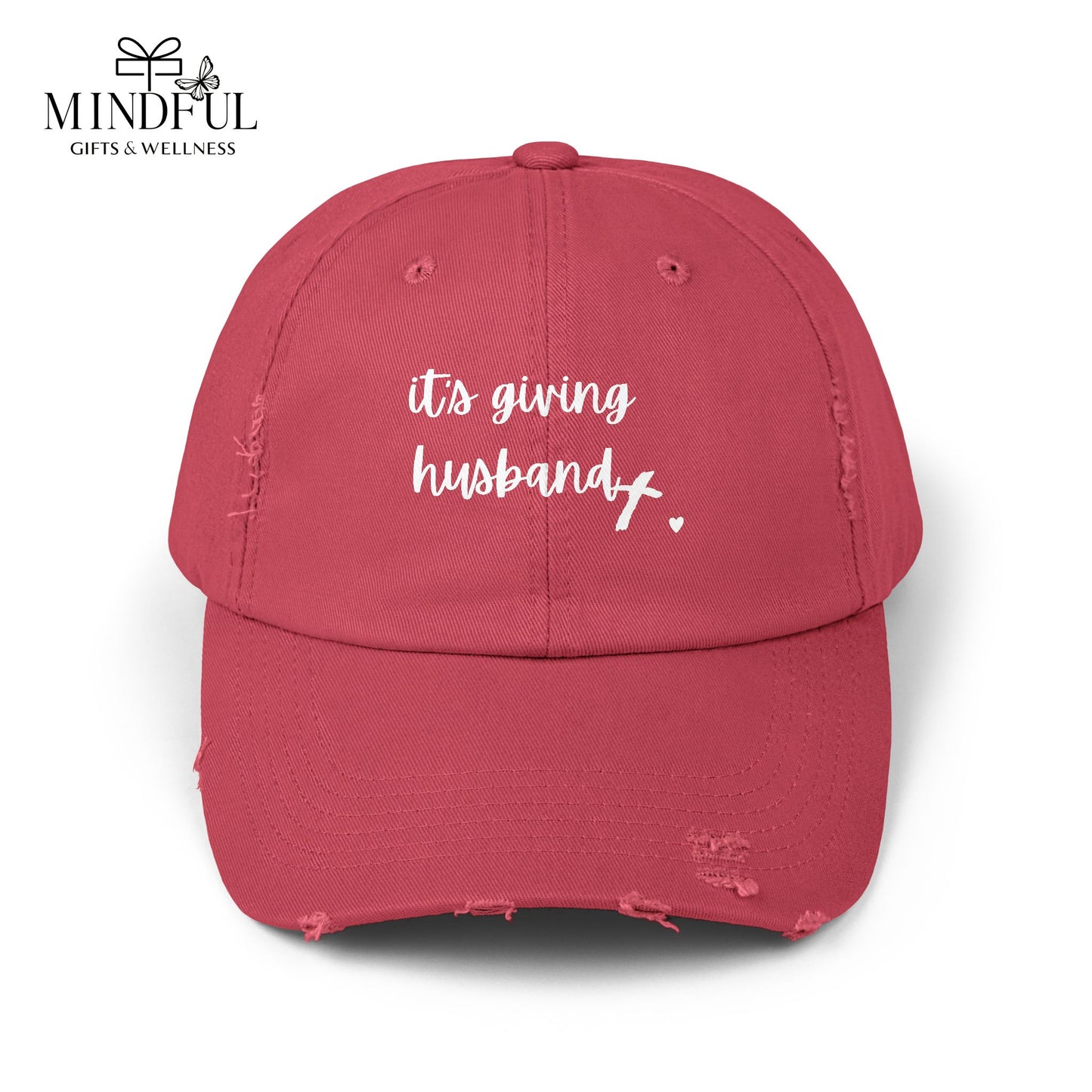 It’s Giving Husband w/ Cross Distressed Cap