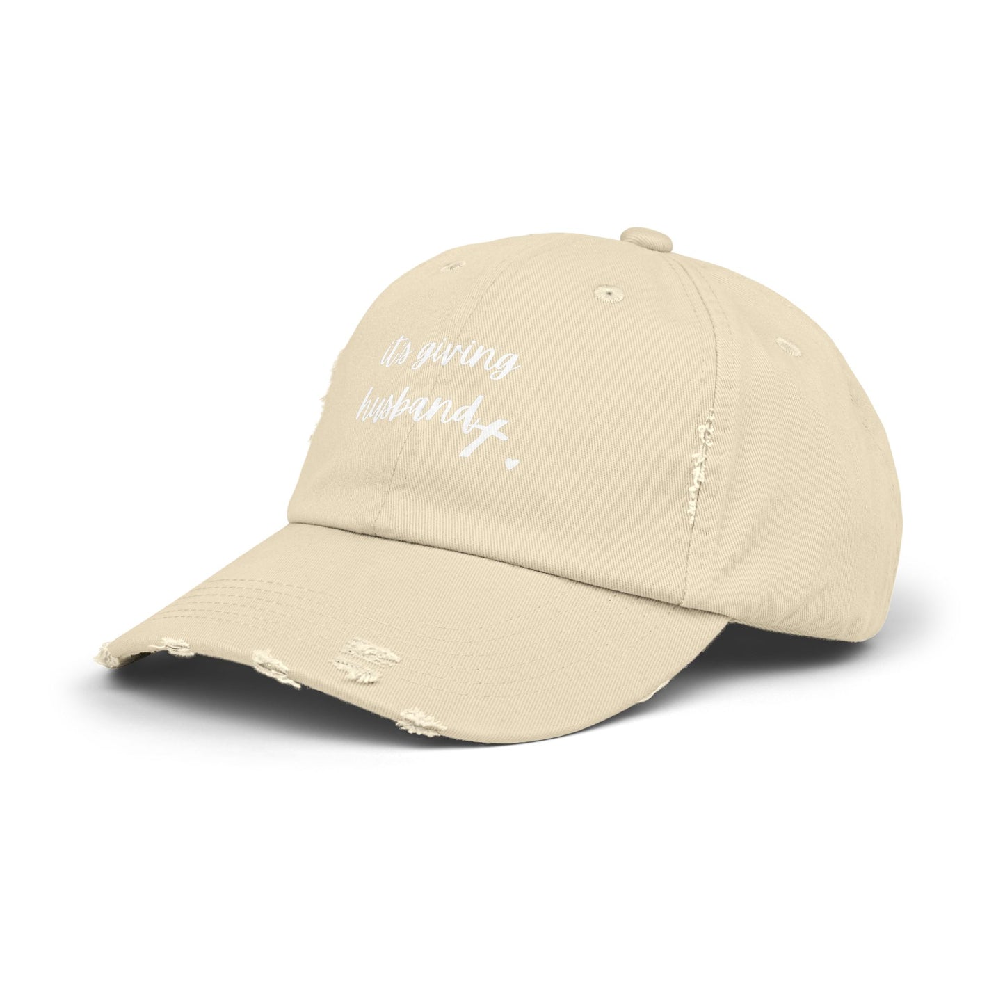 It’s Giving Husband w/ Cross Distressed Cap
