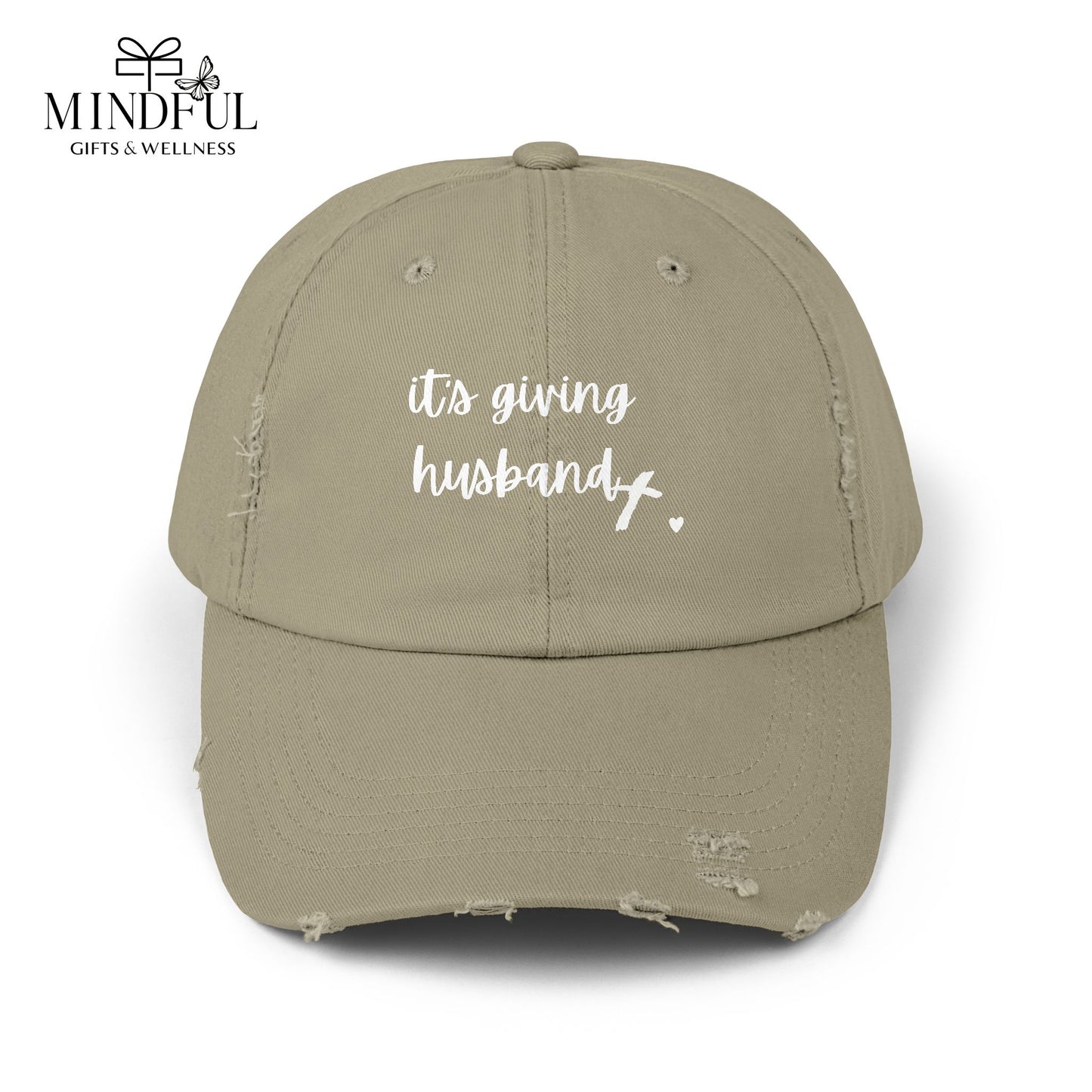 It’s Giving Husband w/ Cross Distressed Cap
