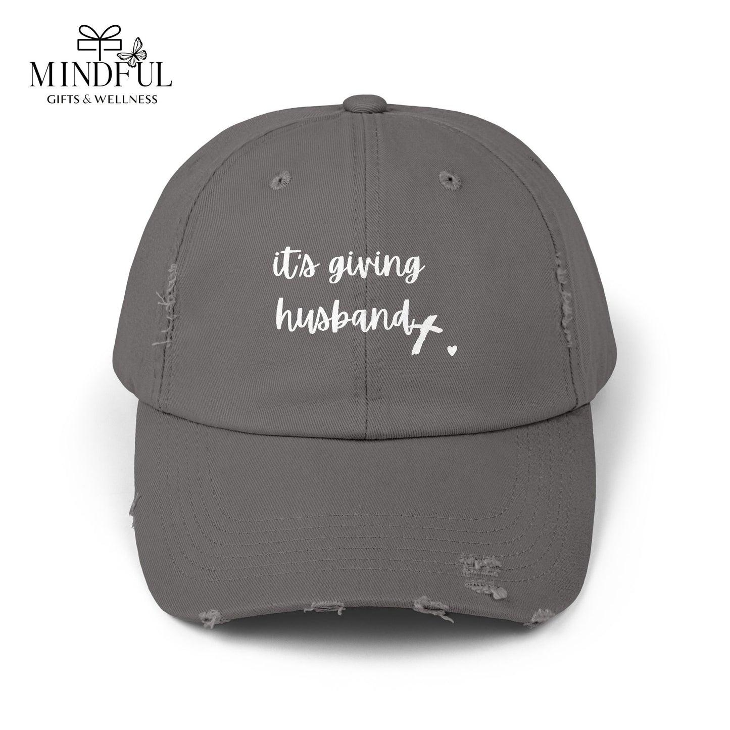 It’s Giving Husband w/ Cross Distressed Cap