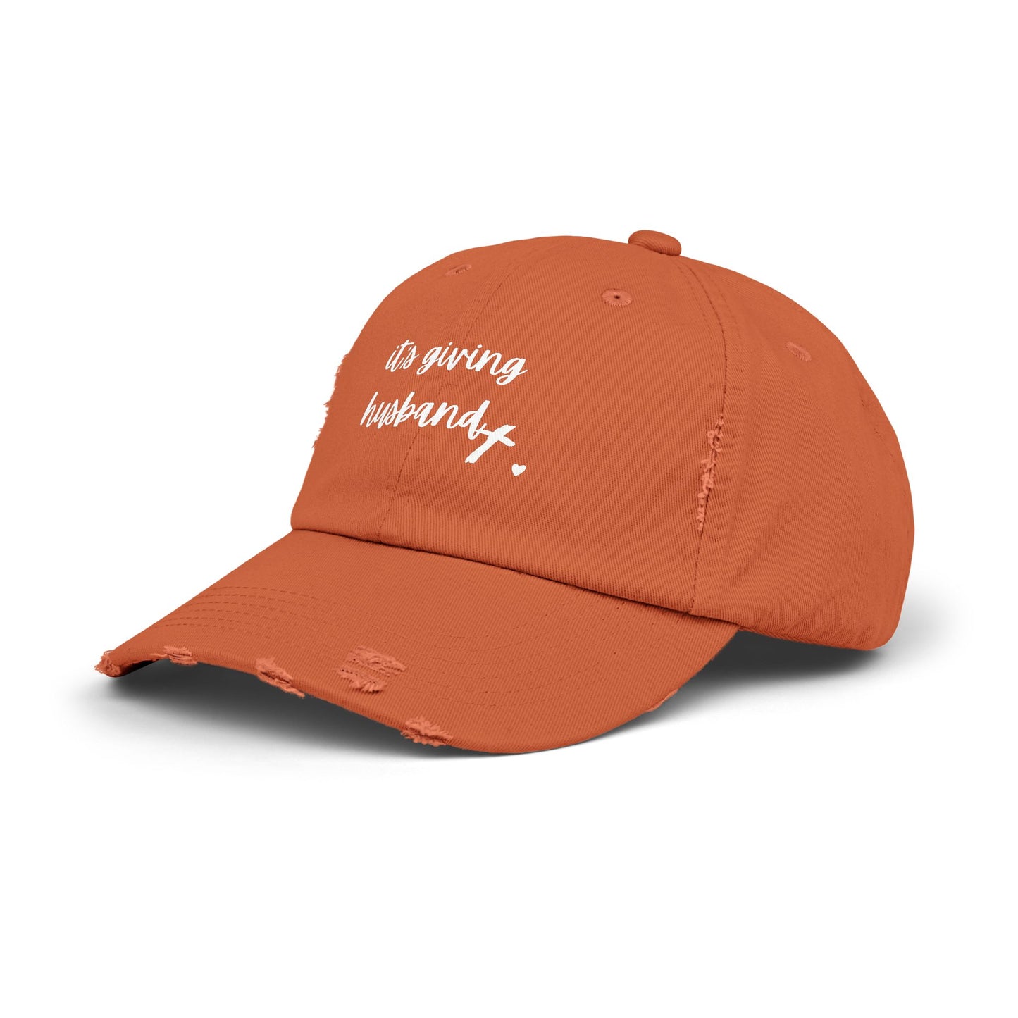 It’s Giving Husband w/ Cross Distressed Cap